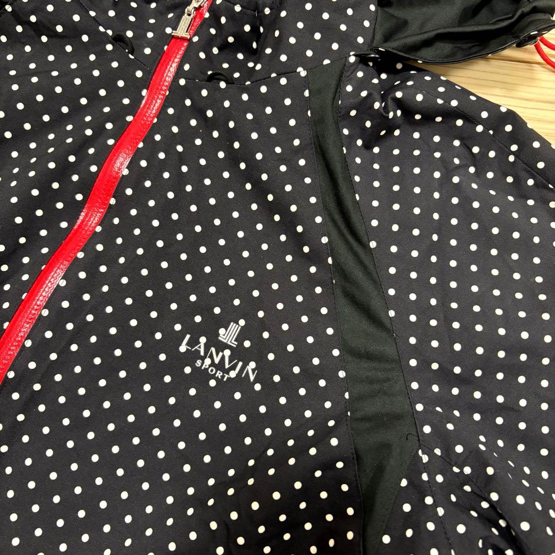 【美品】LANVIN SPORT セットアップ　水玉　パーカー　スカート