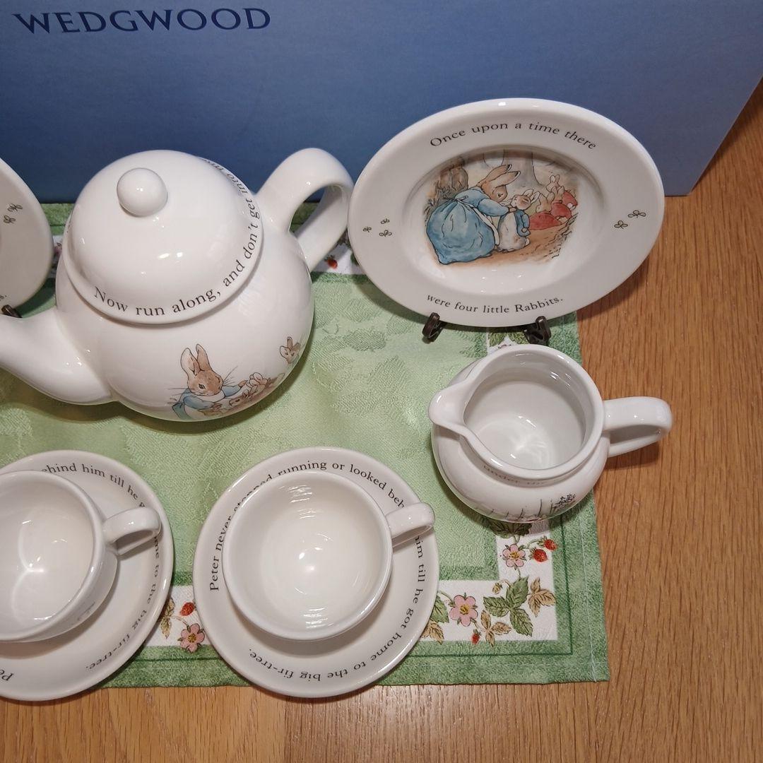 ウェッジウッド　ピーター・ラビット　ミニチュア　ティーセット