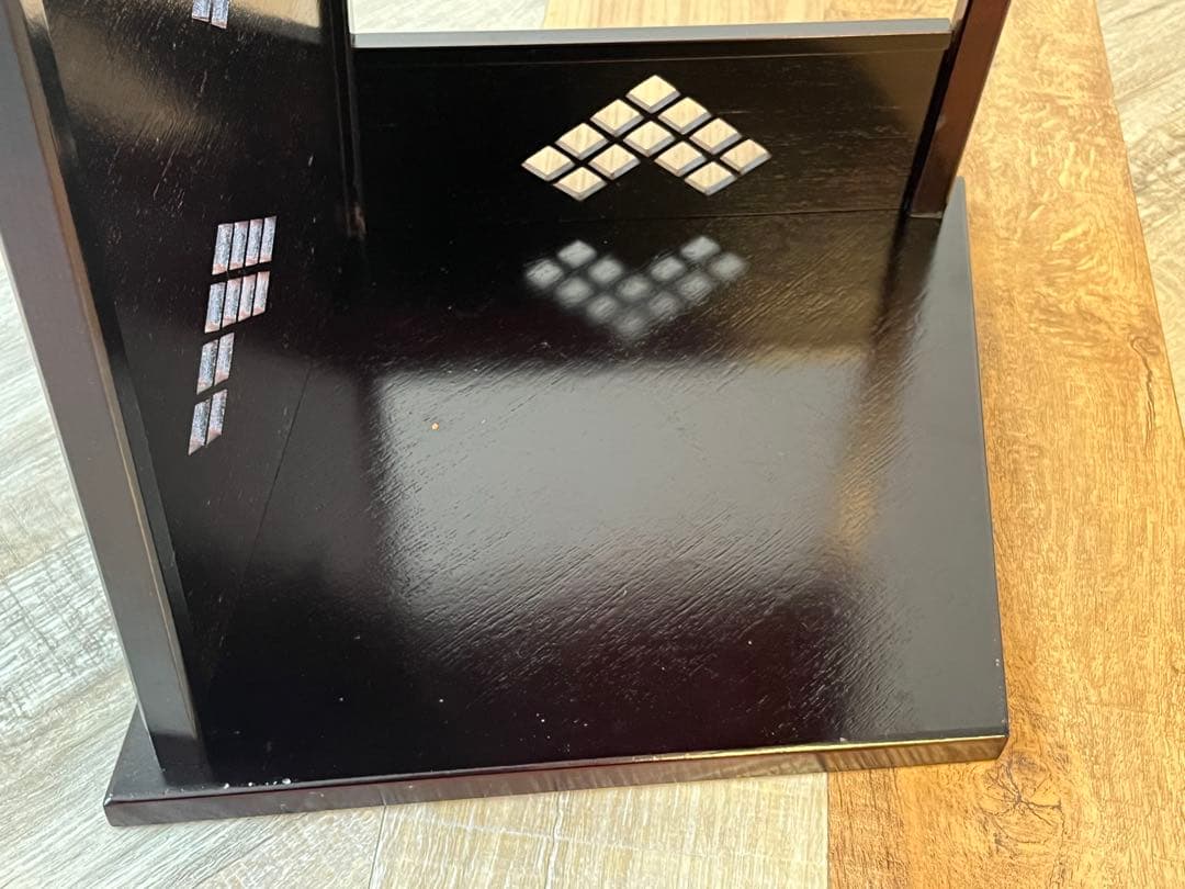 徒然棚 飾り棚 組立式 淡々斎好写 茶道具 極上品