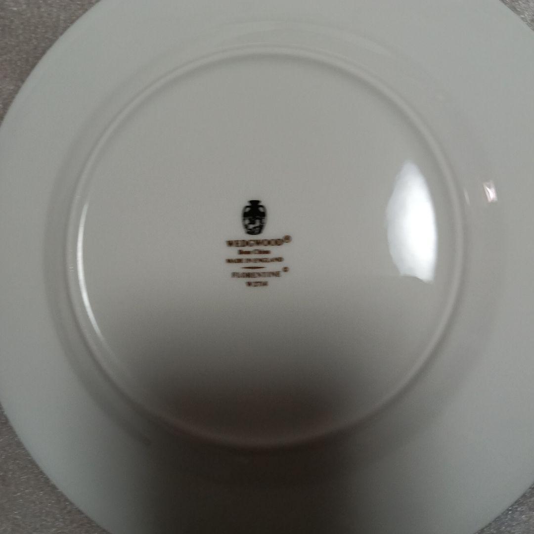 ウェッジウッド【フロレンティーンターコイズ】20.5cm プレート 5枚 黒壺