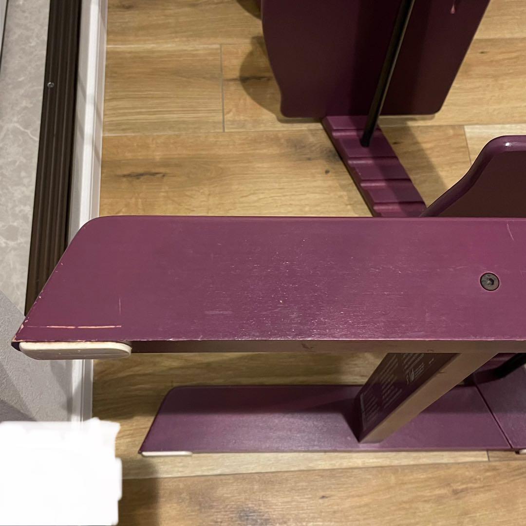 希少カラー　ストッケ　5シリーズ　パープル　STOKKE ベビー　チェアー