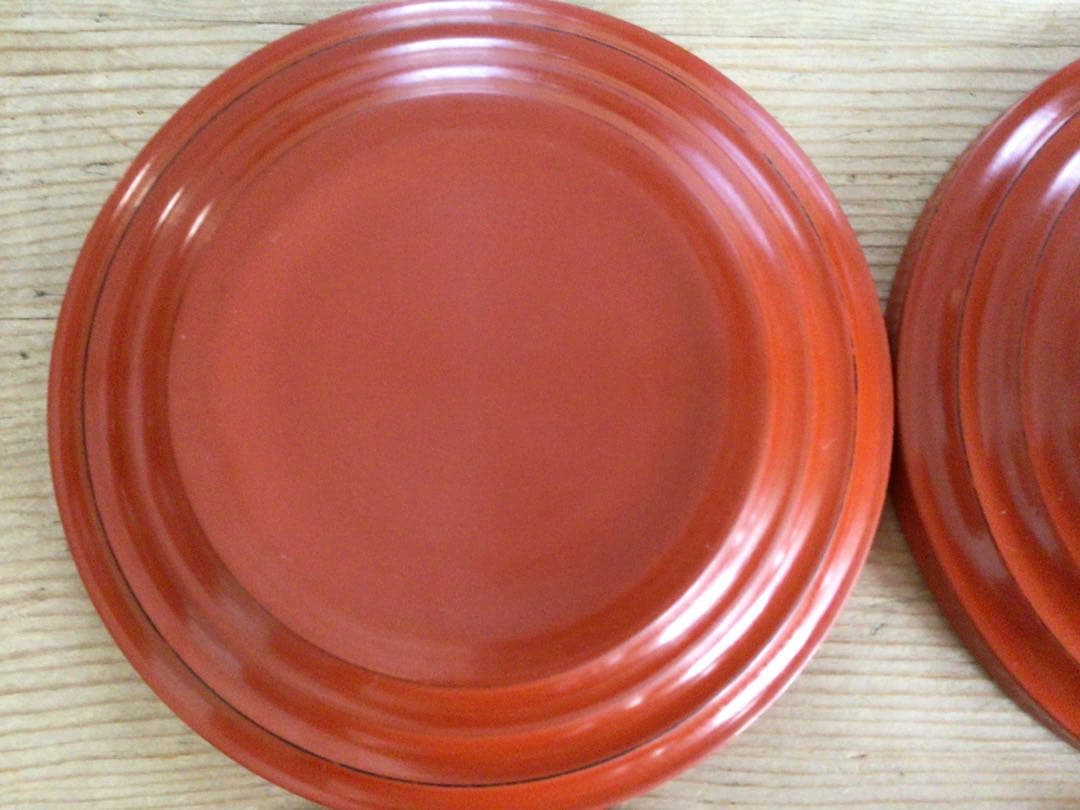 ⭕️⭕️セール⭕️⭕️【新品未使用品】越前塗 茶托 漆器 平皿4枚⭕️⭕️