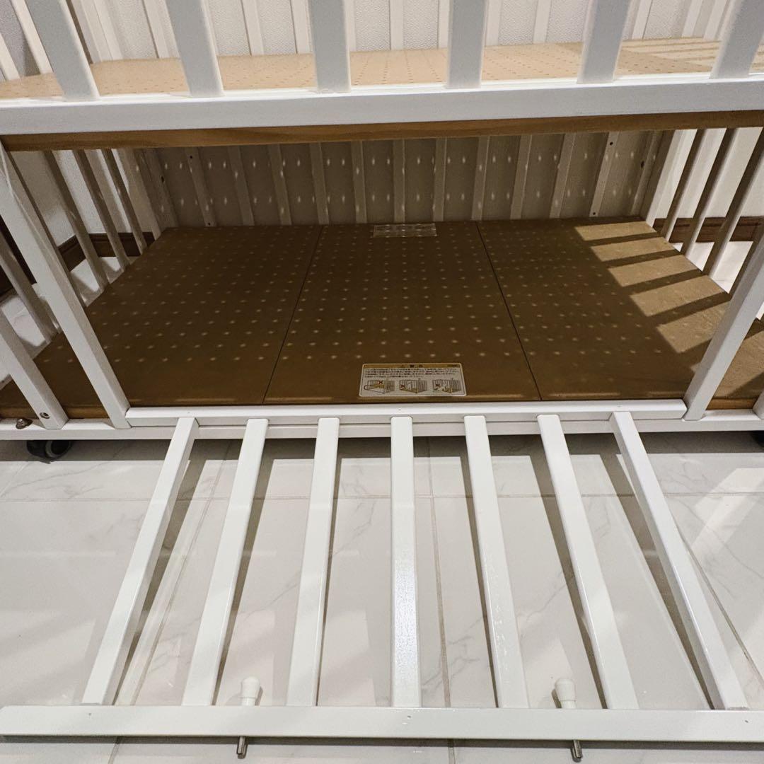 【♡送料込♡】カトージ  ベビーベッド　チャーミー⭐︎ ぽち