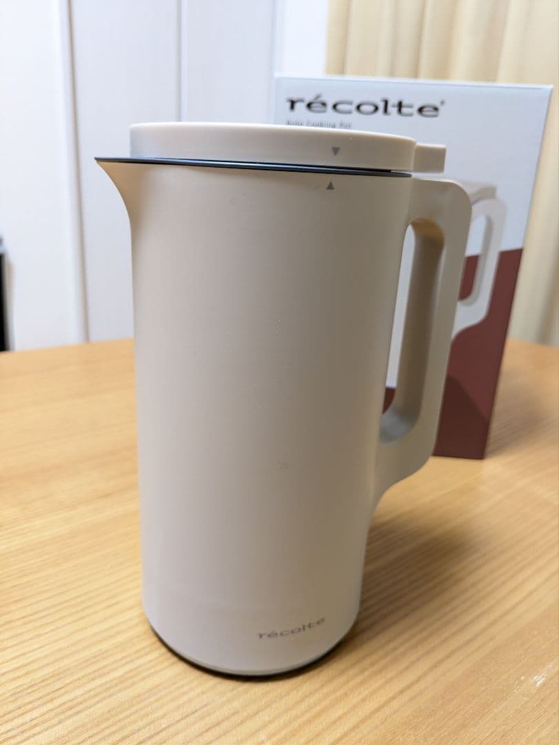 recolte 自動調理ポット レシピ3冊トング付