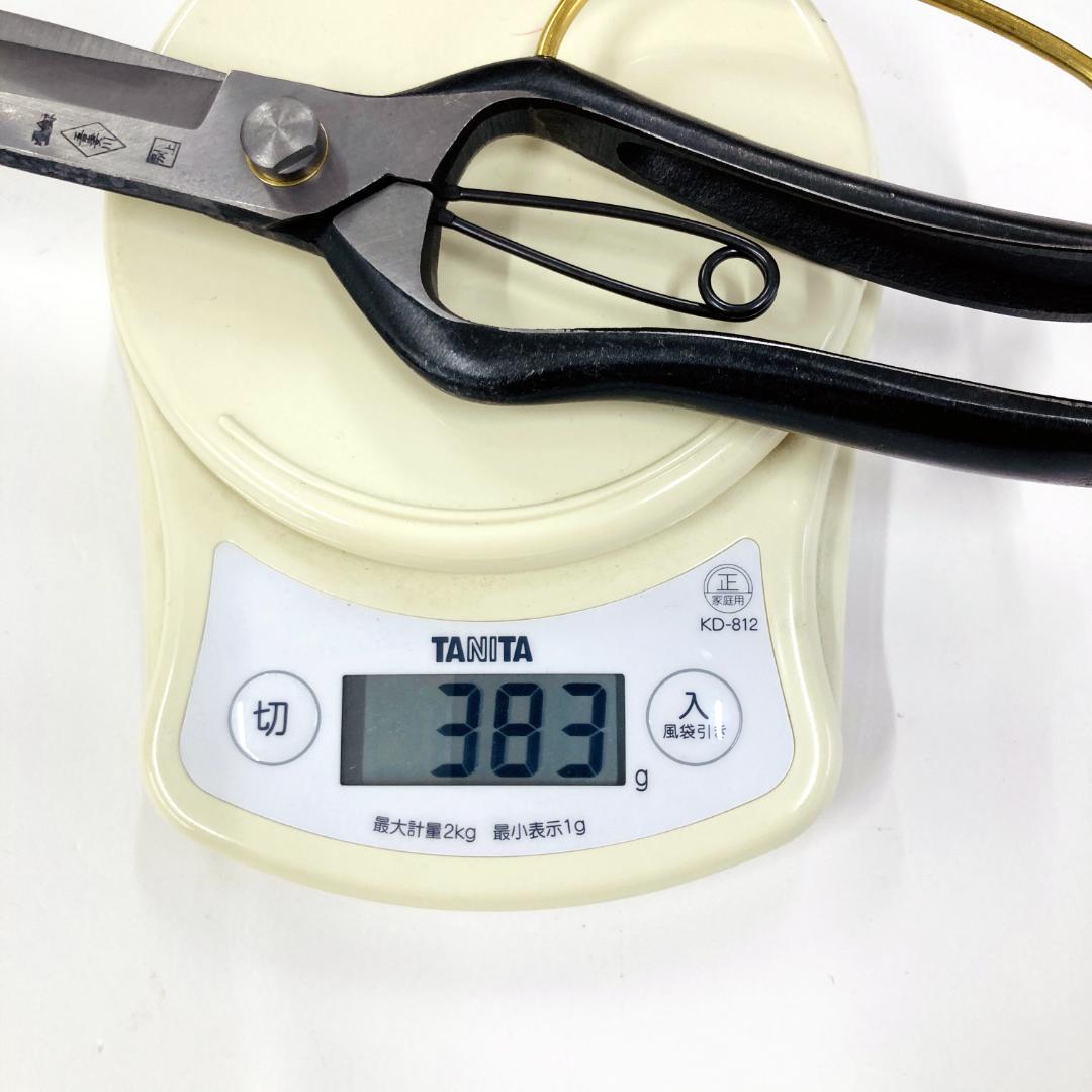 吾妻川 片手刈込鋏 両刃 ガード付 270㎜ 裏スキ 刈込鋏 根切鋏