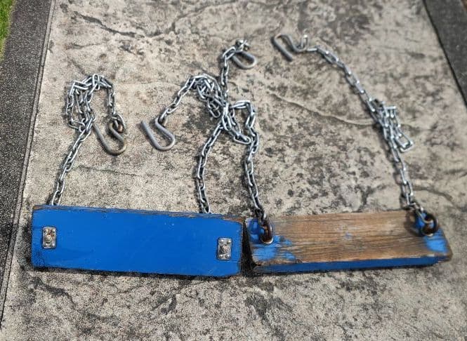 ブランコ　座版　チェーン付き　2セット