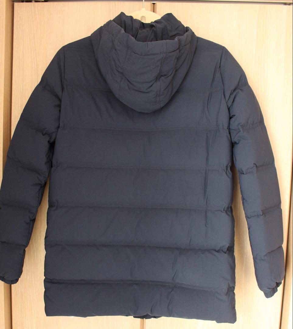 【美品】エンポリオアルマーニ　ネイビー ダウンジャケット フード付き