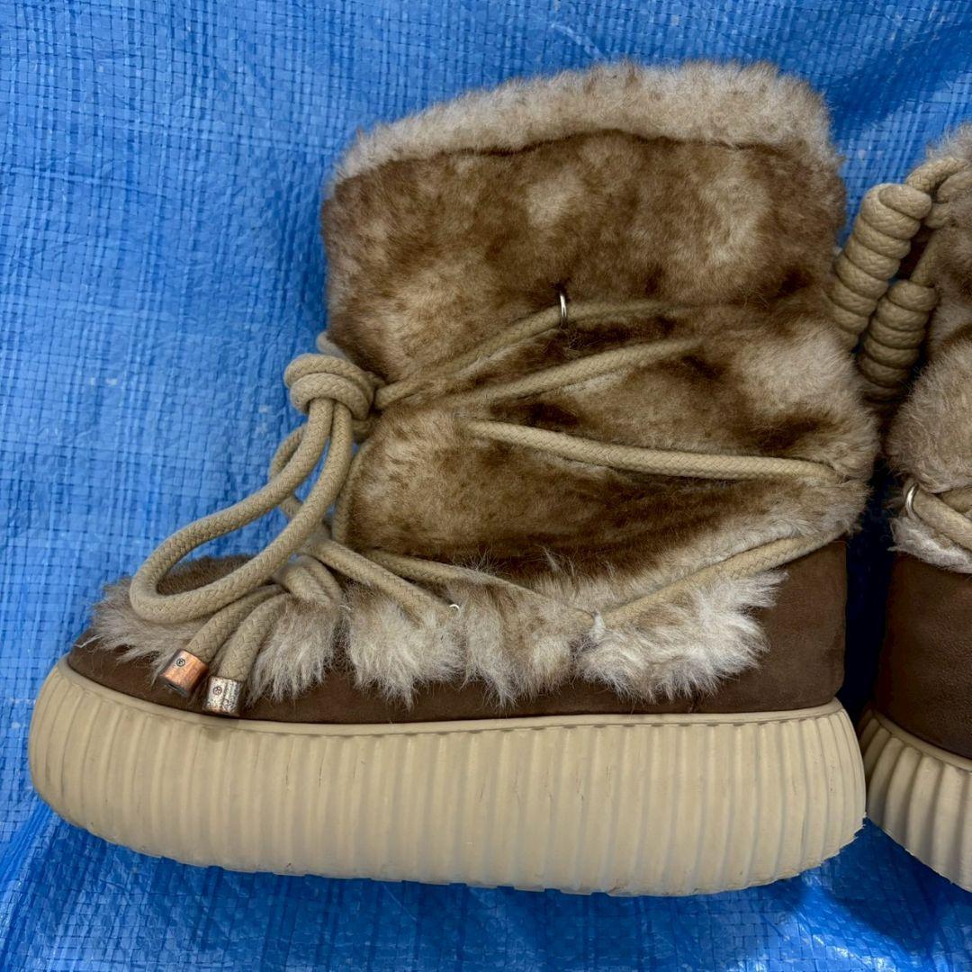訳あり　YELLO YGRITTE FAUX FUR BOOTS