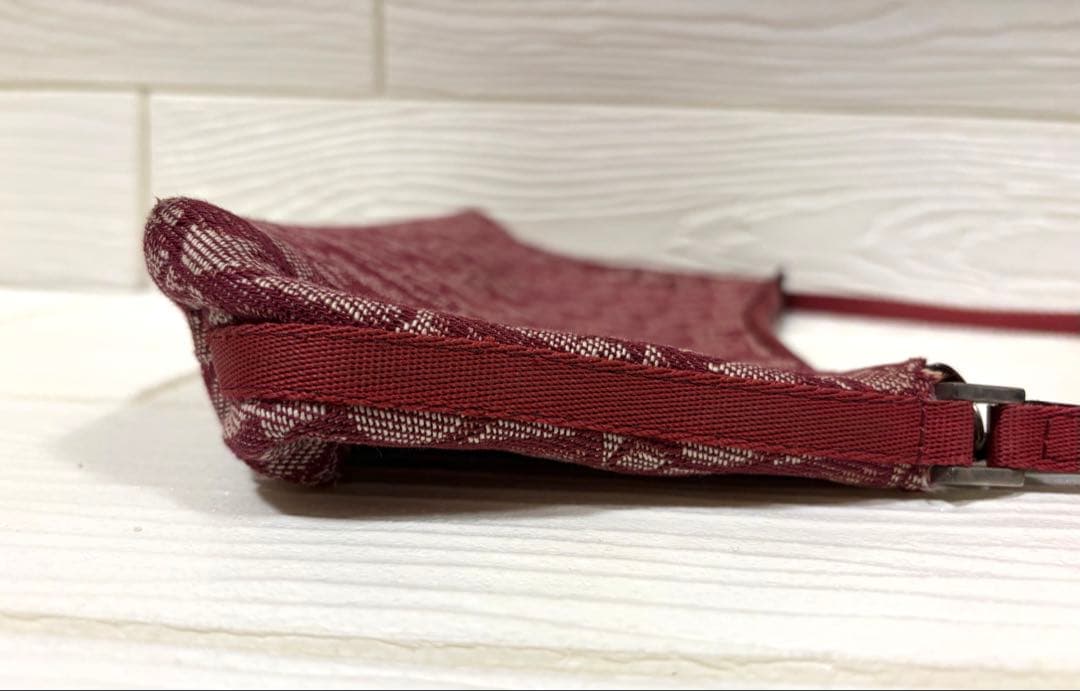 美品/クリスチャンディオール　アクセサリーポーチ　トロッター　キャンバス　レザー