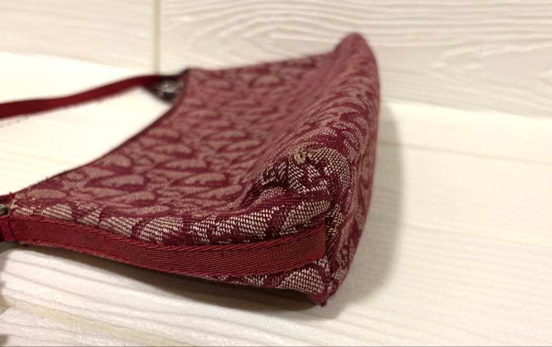 美品/クリスチャンディオール　アクセサリーポーチ　トロッター　キャンバス　レザー