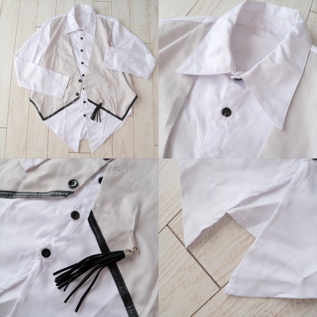 【難あり】　アークナイツ　シルバーアッシュ　衣装＋鳥（テンジン）＋ウィッグ　Ｍ