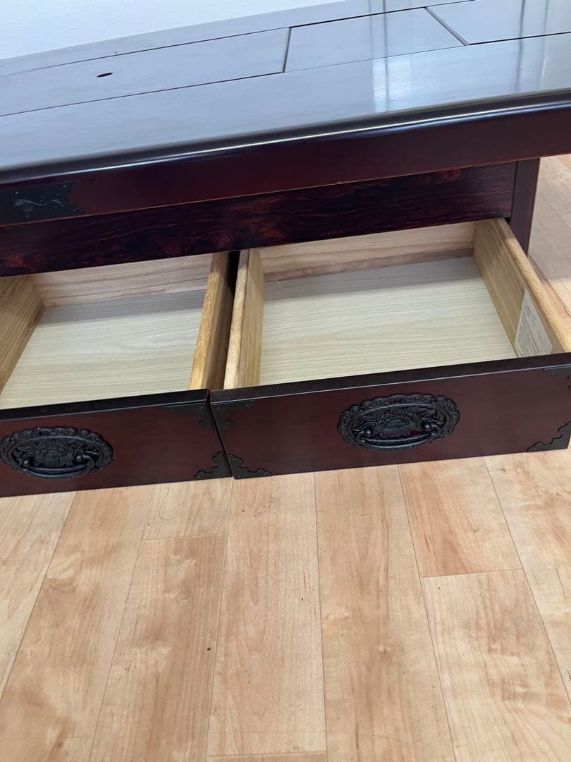 【昭和レトロ】囲炉裏テーブル　座卓　火鉢　関西火鉢　アンティーク　古民家　高級