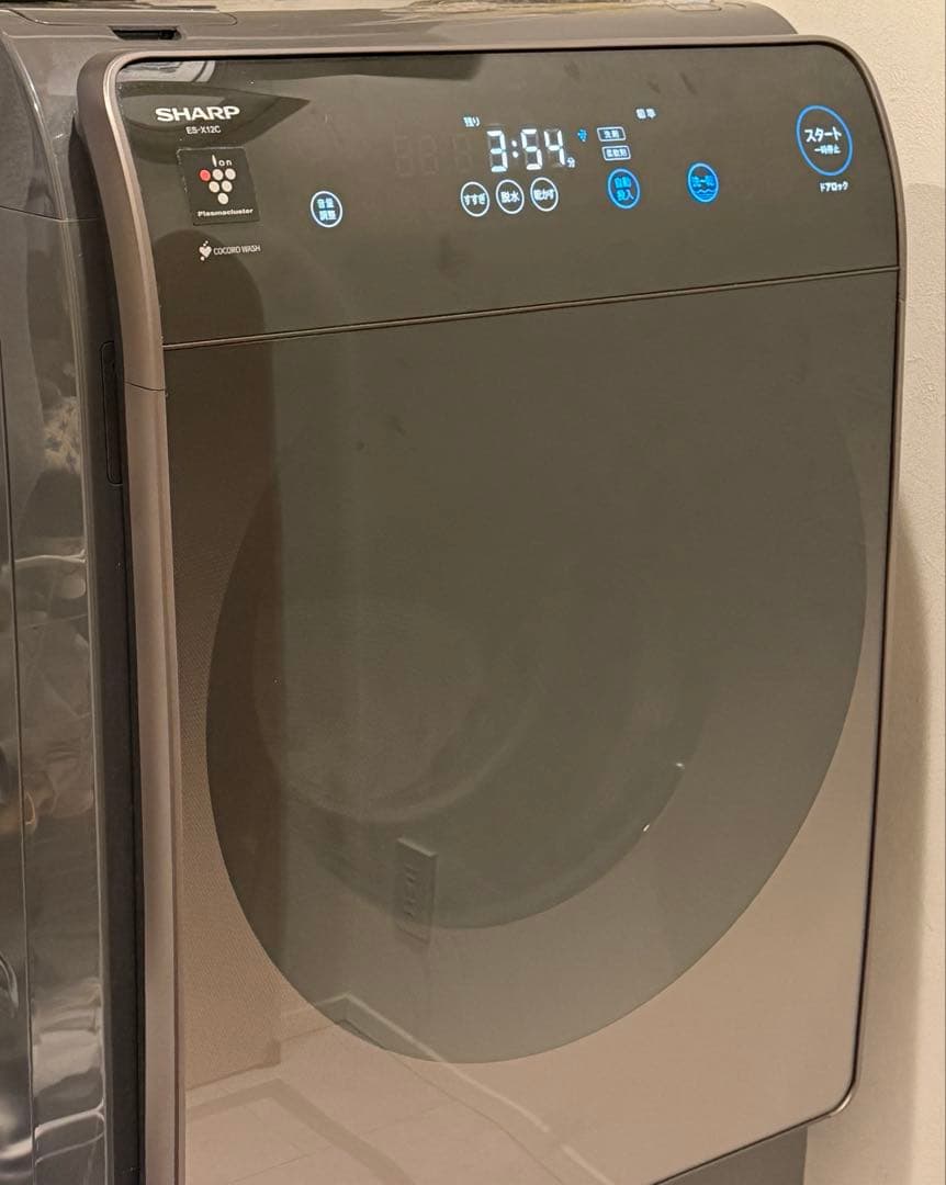 SHARP ES-X12C-TL ドラム式電気洗濯乾燥機