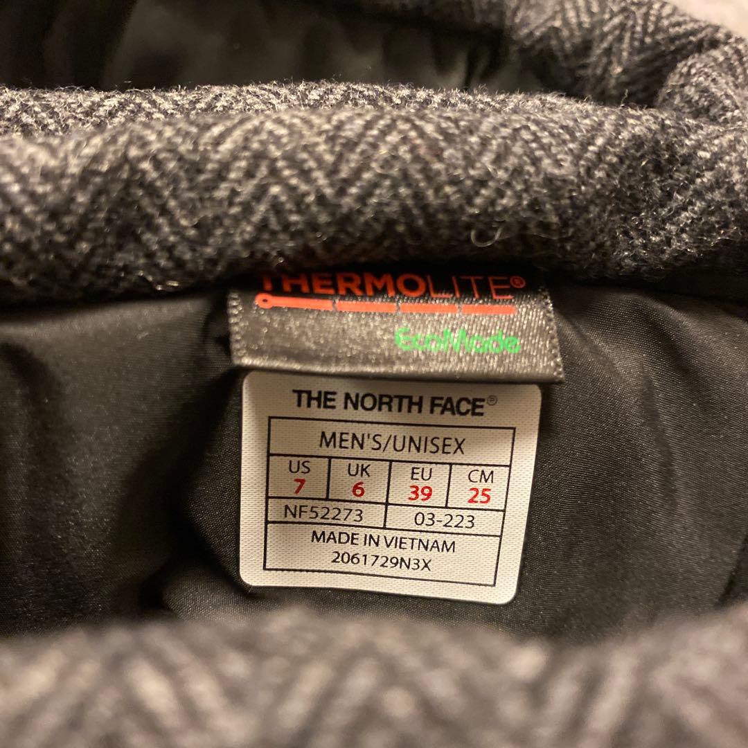 ザ ノースフェイス ショートブーツ　NF52273ウールブラック 25cm