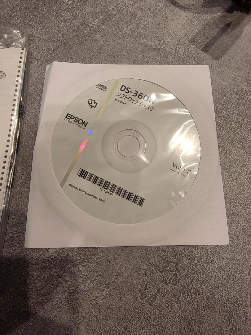 EPSON スキャナー DS-360W A4両面/Wi-Fi対応 コードレス