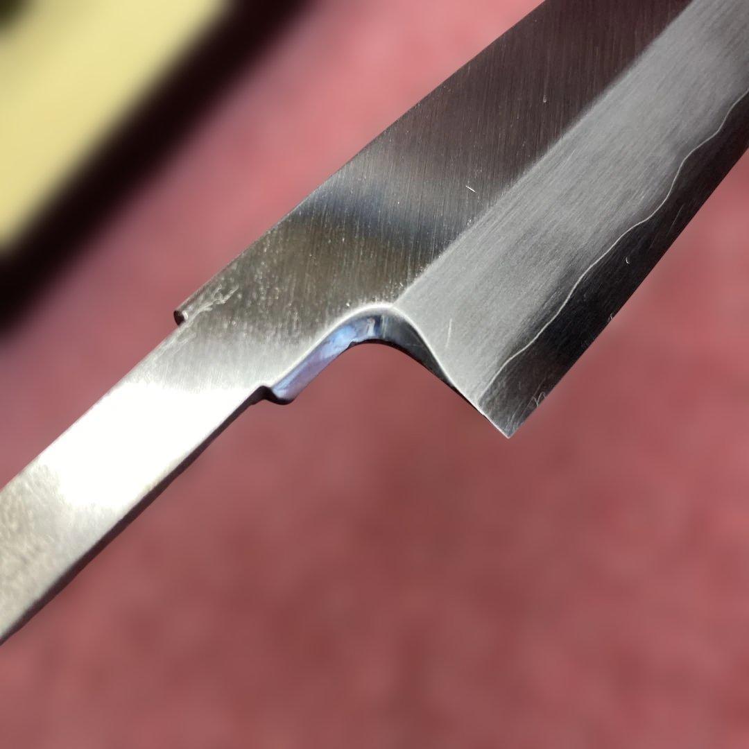 銀三　柳刃包丁　240㎜ 8寸 柄無し