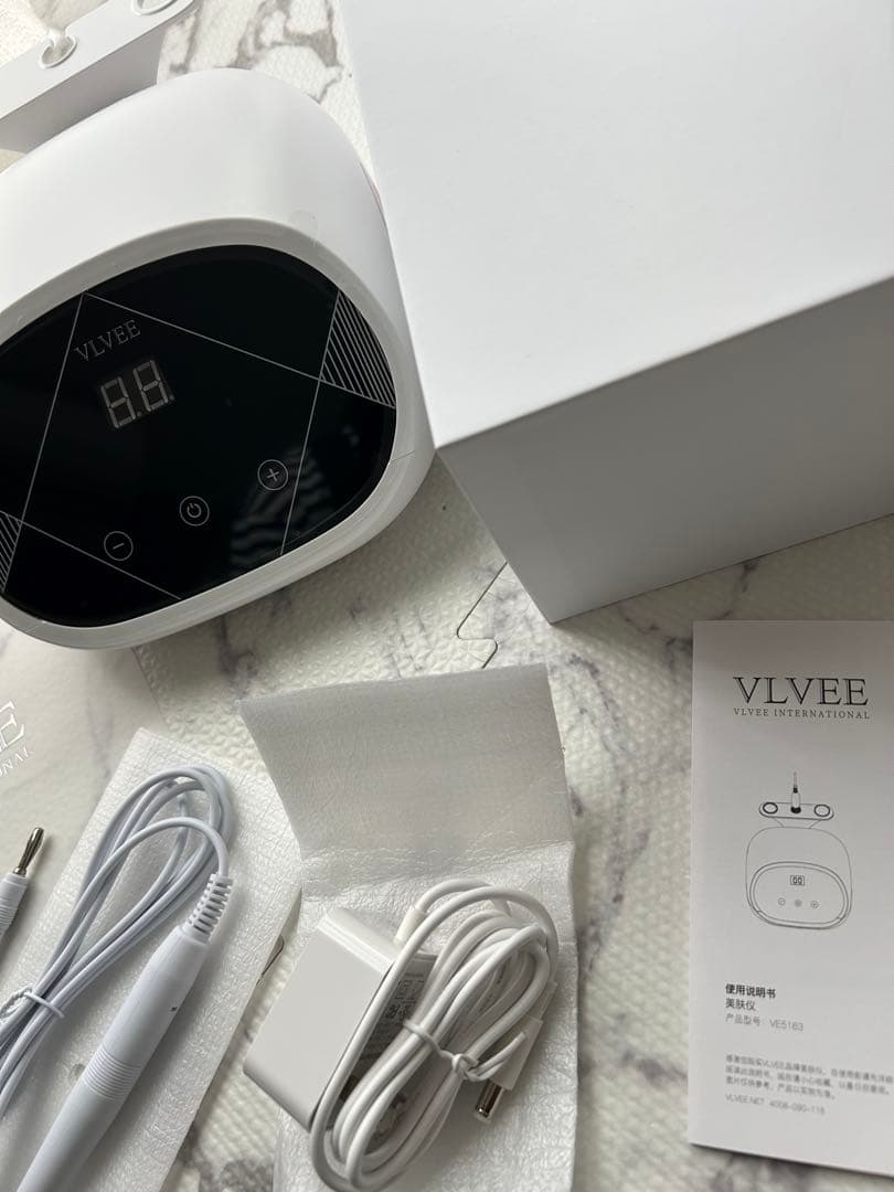 VLVEE 美容器 デジタル表示 シミケア機器 低周波 シミ取り機