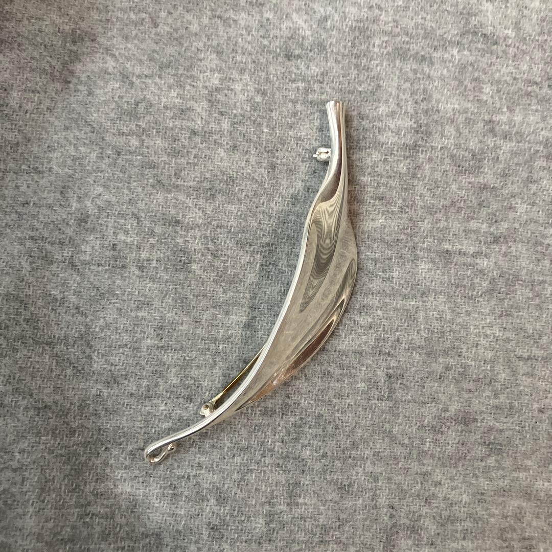 ジョージ・ジェンセン　リーフモチーフ ブローチ