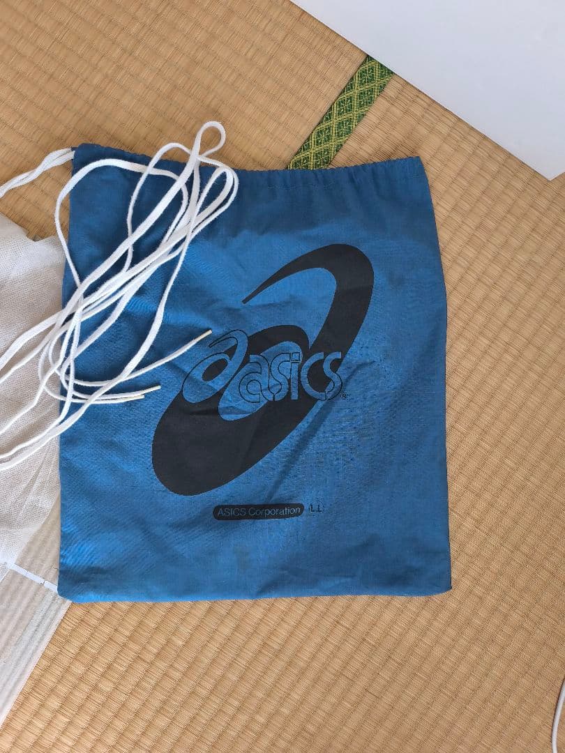 ASICS TIGER ハイカットシューズ ホワイト/ブルー【日本製】