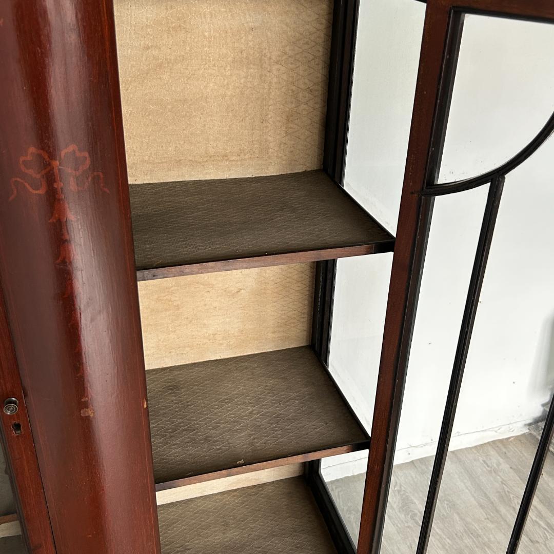 イギリス アンティーク家具 ディスプレイ キャビネット 1930年頃 777A