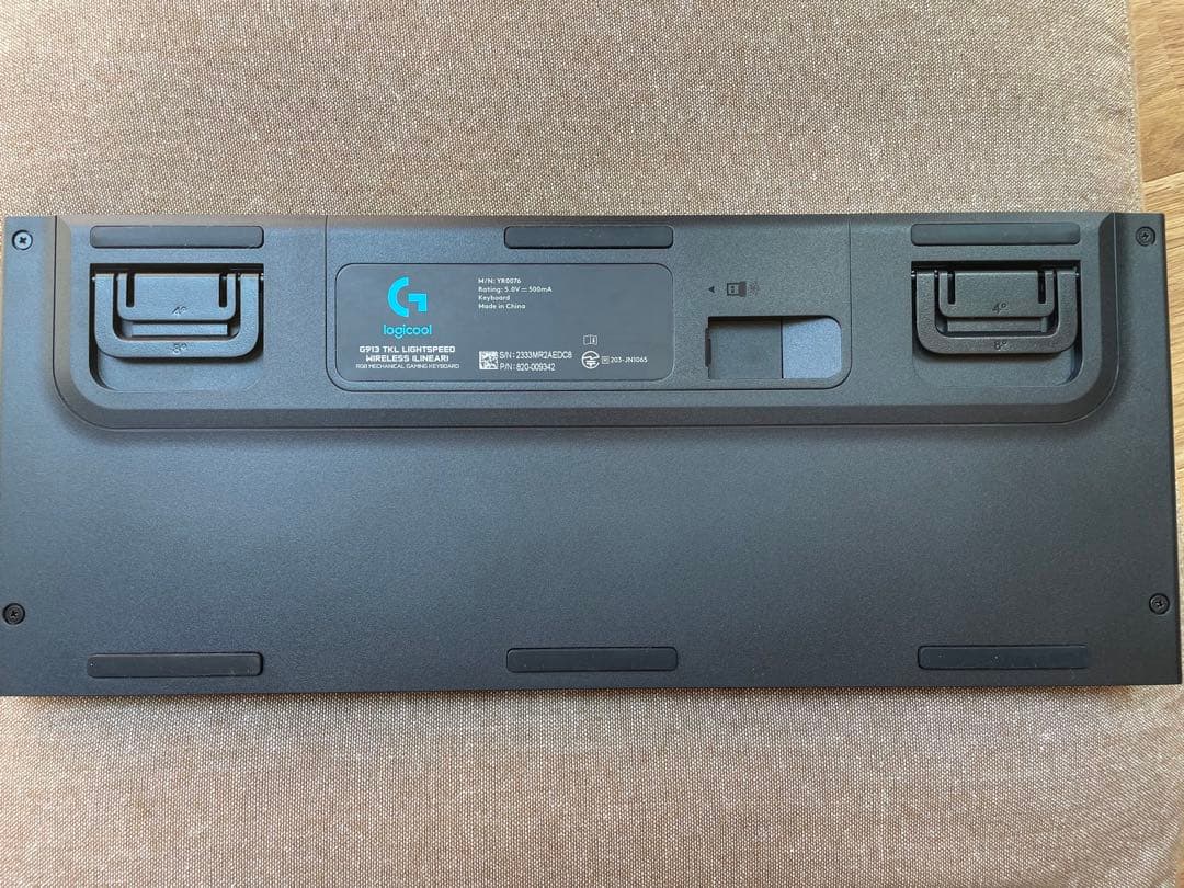 logicool G913 TKL ワイヤレス薄型ゲーミングキーボード