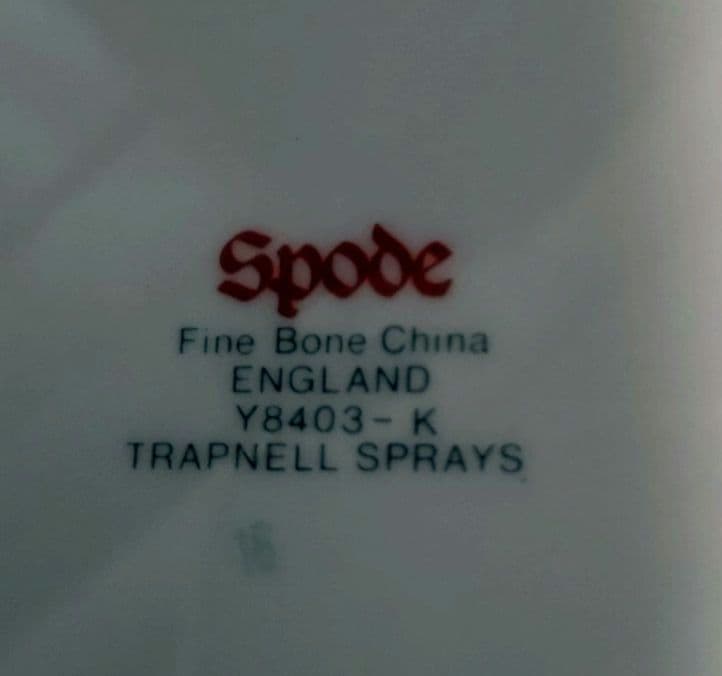 【スポード】廃盤品 中皿 12枚 トラップネルスプレイズ