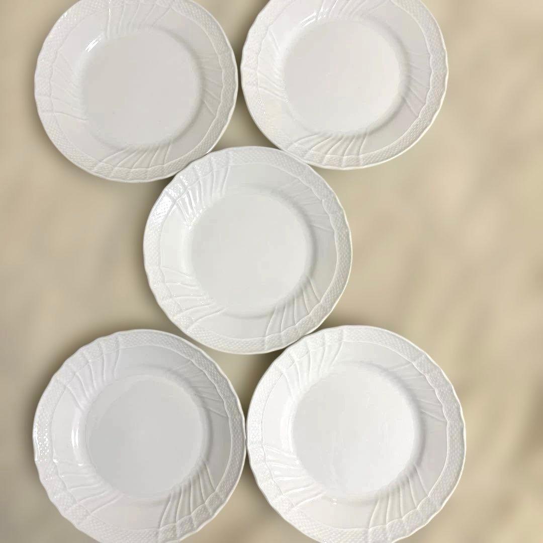 リチャードジノリ　ベッキオホワイト 5枚セット