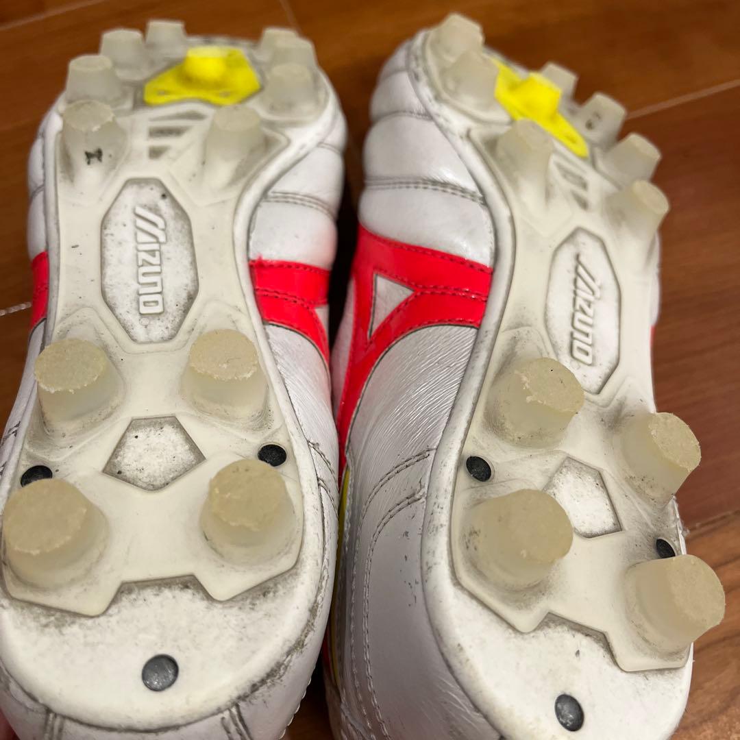 しゅん　モレリア2NEO25.5cmホワイト/オレンジ/イエロー