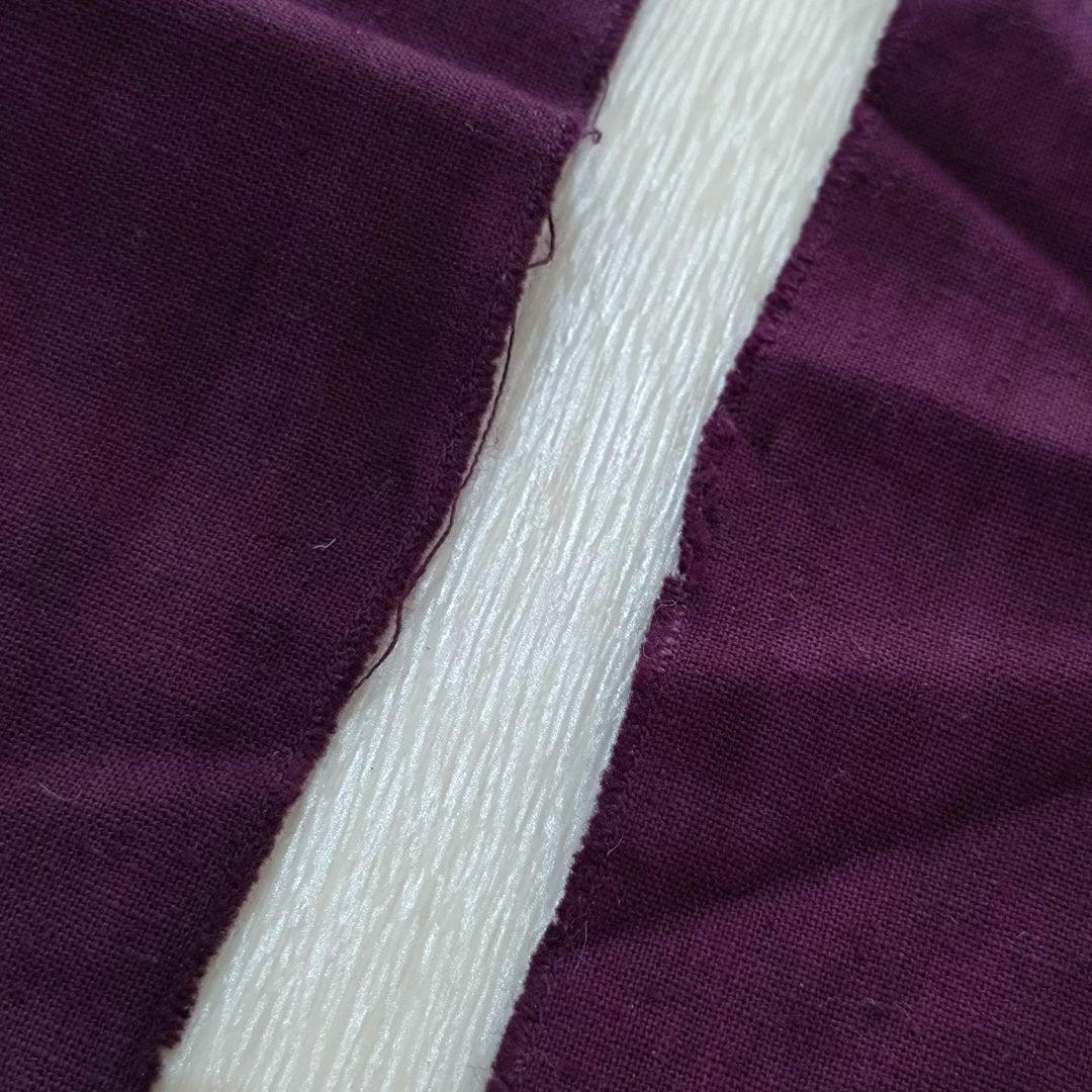 284N南部紫根染 座布団生地 木綿 側生地