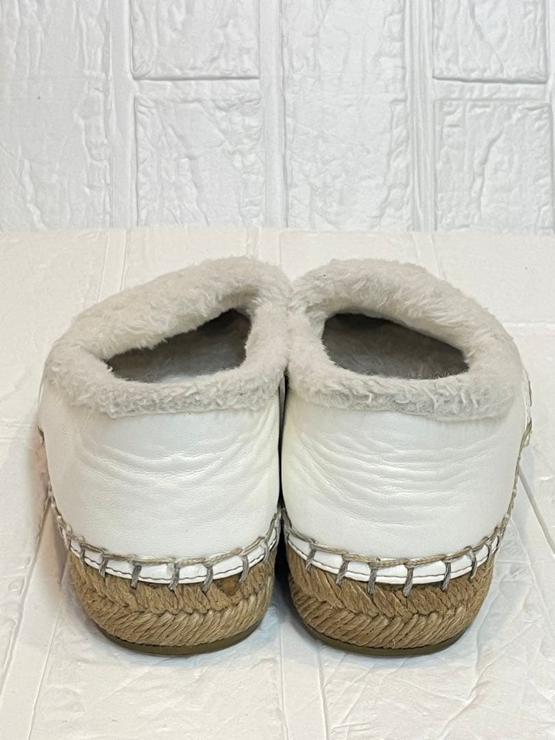 CHANELシャネル　ファー付き　エスパドリーユ　❤︎
