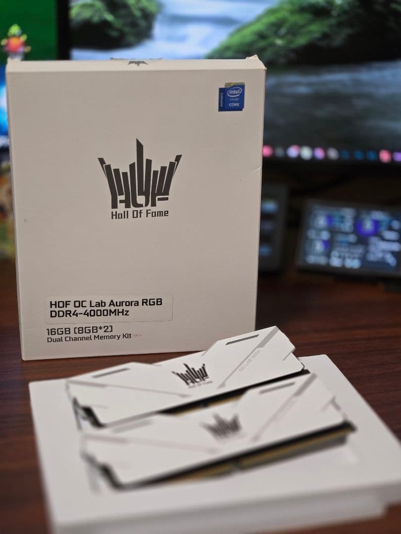 メモリー HOF OC Lab Aurora RGB DDR4 4000MHz 16GB