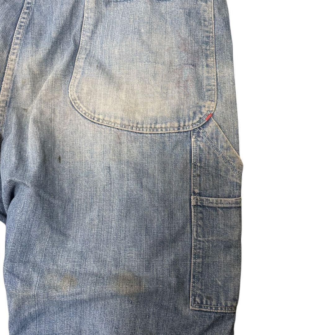 40s PAYDAYオーバーオール W108cm ビンテージ デニム