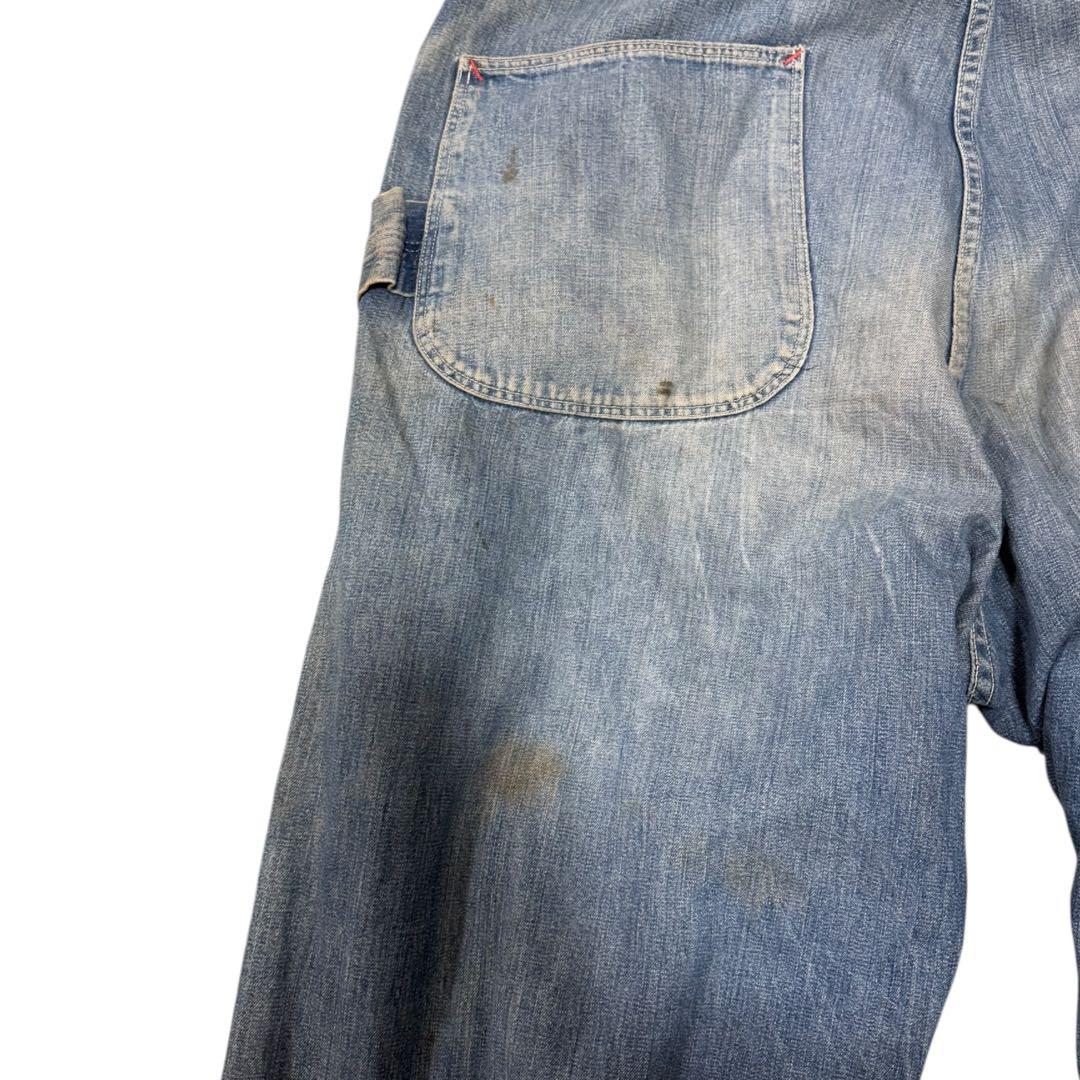 40s PAYDAYオーバーオール W108cm ビンテージ デニム