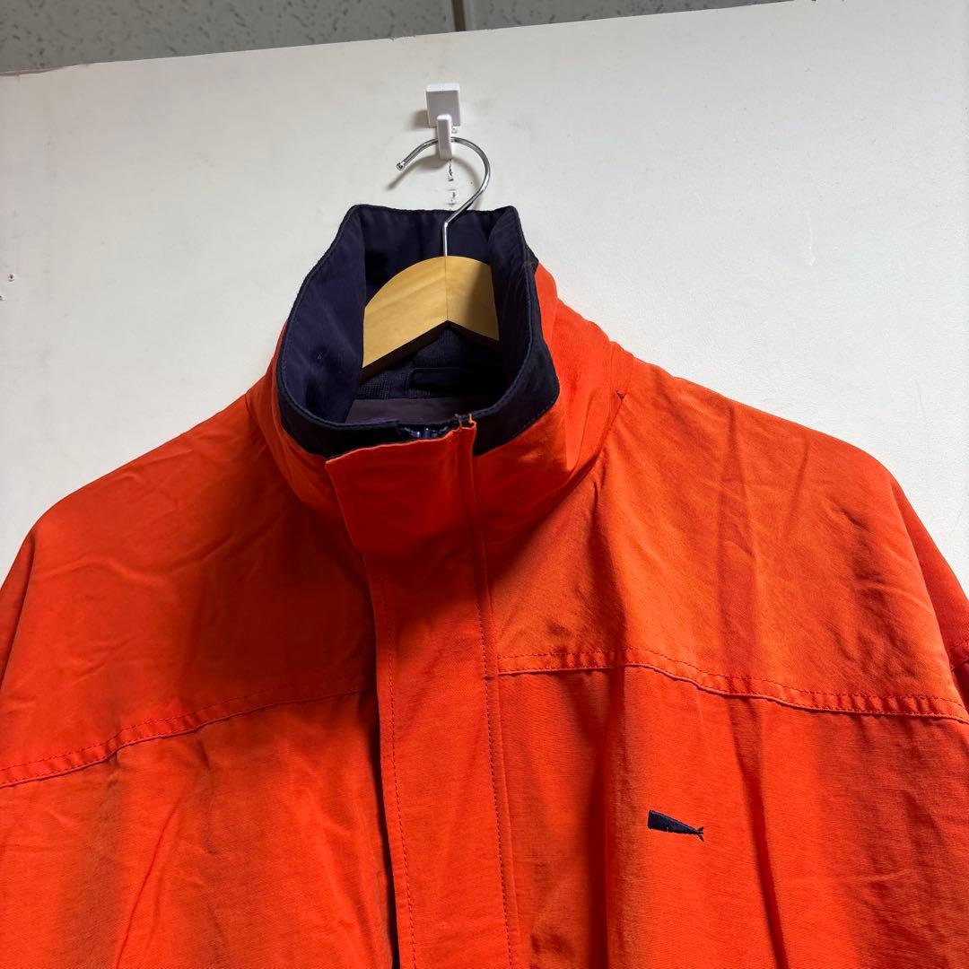 美品　DESCENDANT ナイロンジャケット オレンジ　秋冬コーデ