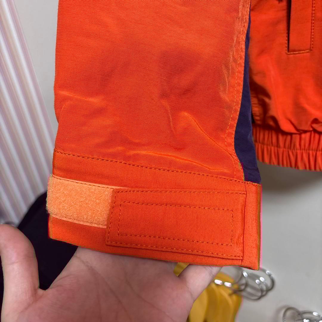 美品　DESCENDANT ナイロンジャケット オレンジ　秋冬コーデ