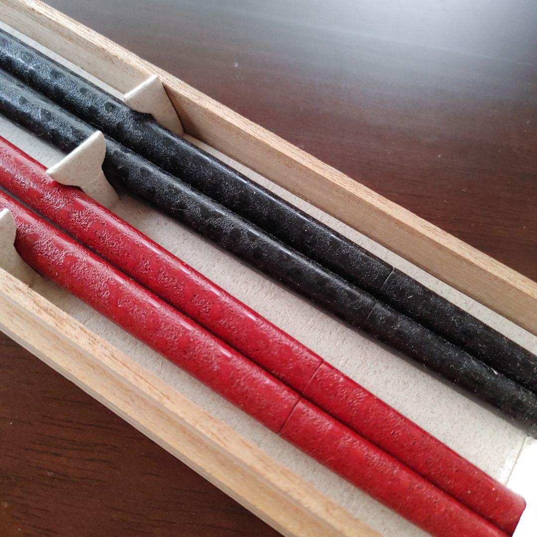 夏野　最高級津軽紋紗塗　夫婦箸