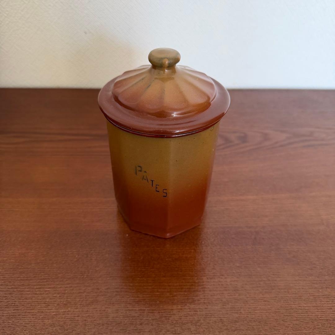 フランスアンティーク　ホーローのキャスター6個セット