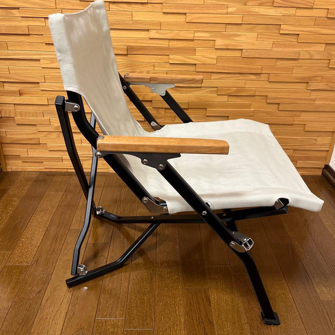  peak ローチェア ショート アイボリー②