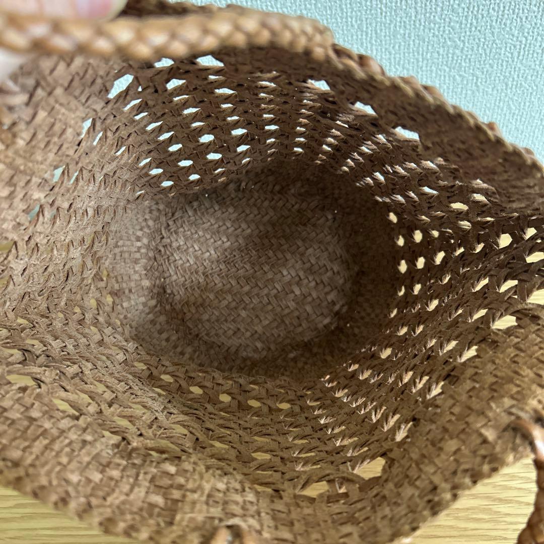 【dragon】レザーメッシュバッグ