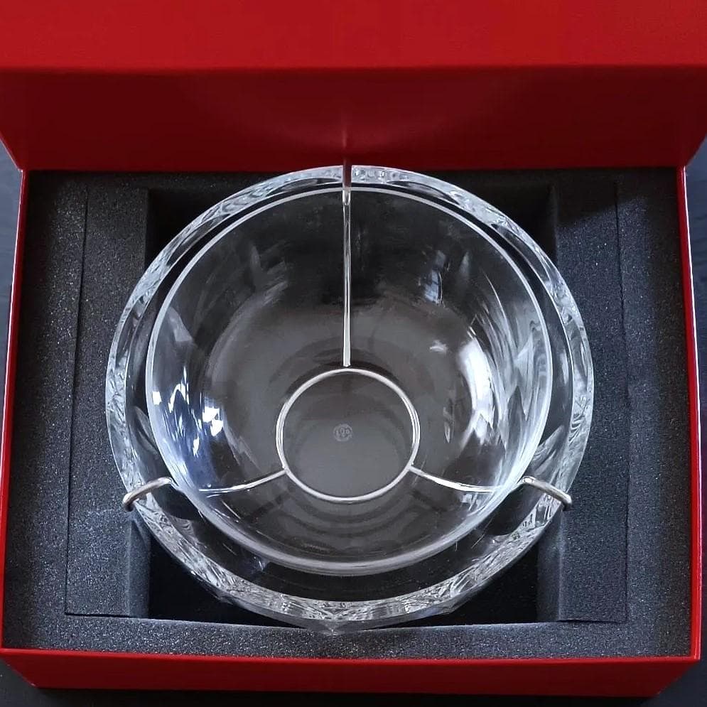 バカラレア物！直径約25.5cmのBIGなアルクールシリ－ズ2重のサラダボウル。