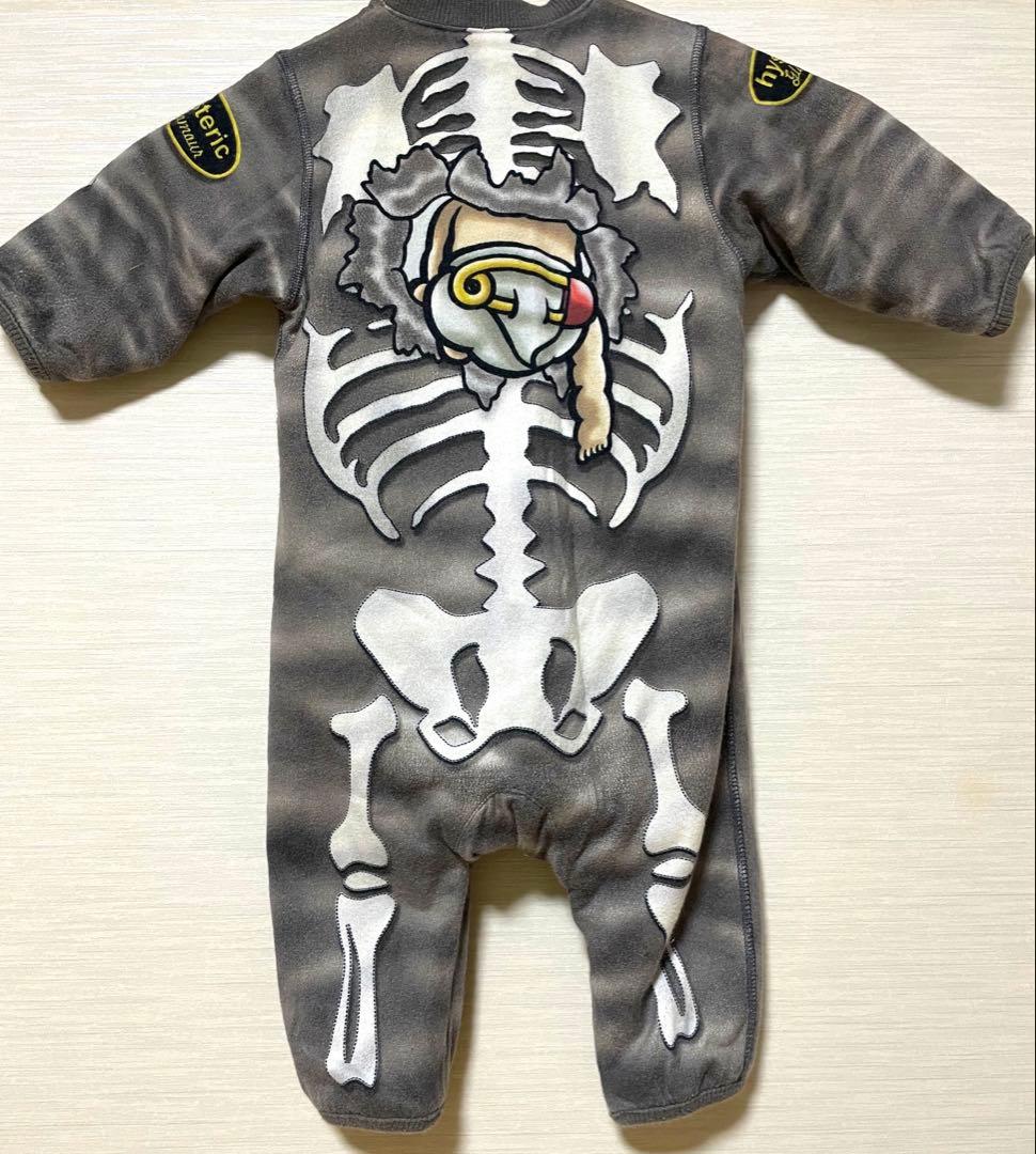 正規 レア ヒスミニ hysteric スカル リバーシブル カバーオール 70