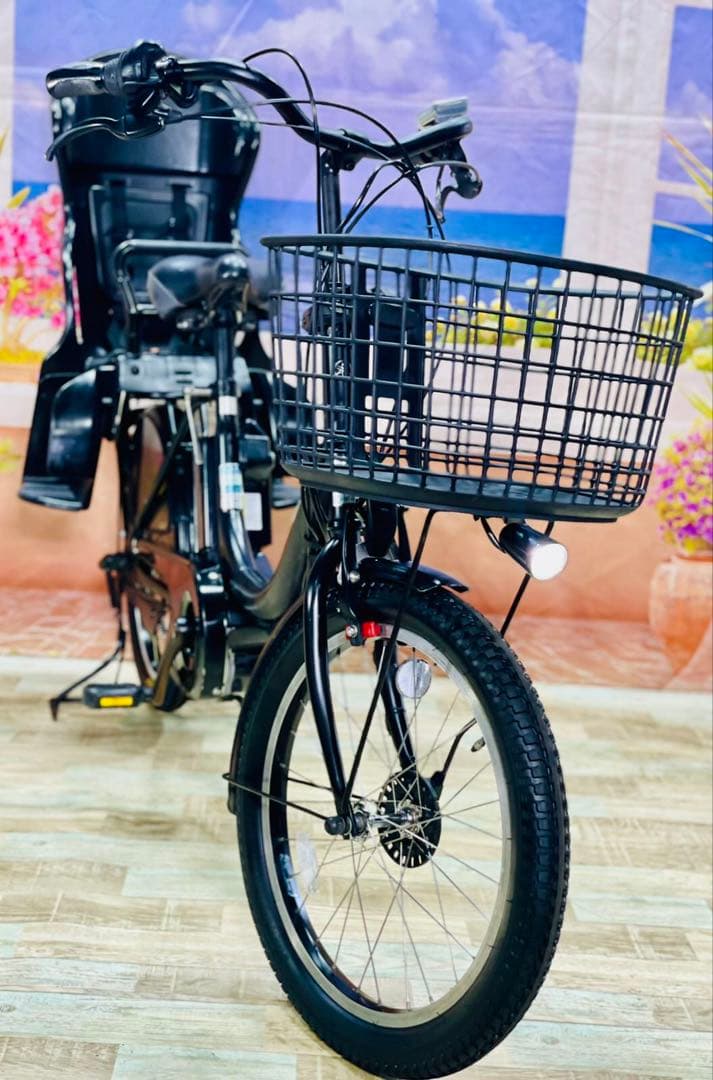 Y2321パスバビー⭐️ヤマハ最上級モデル！子供乗せ電動アシスト自転車