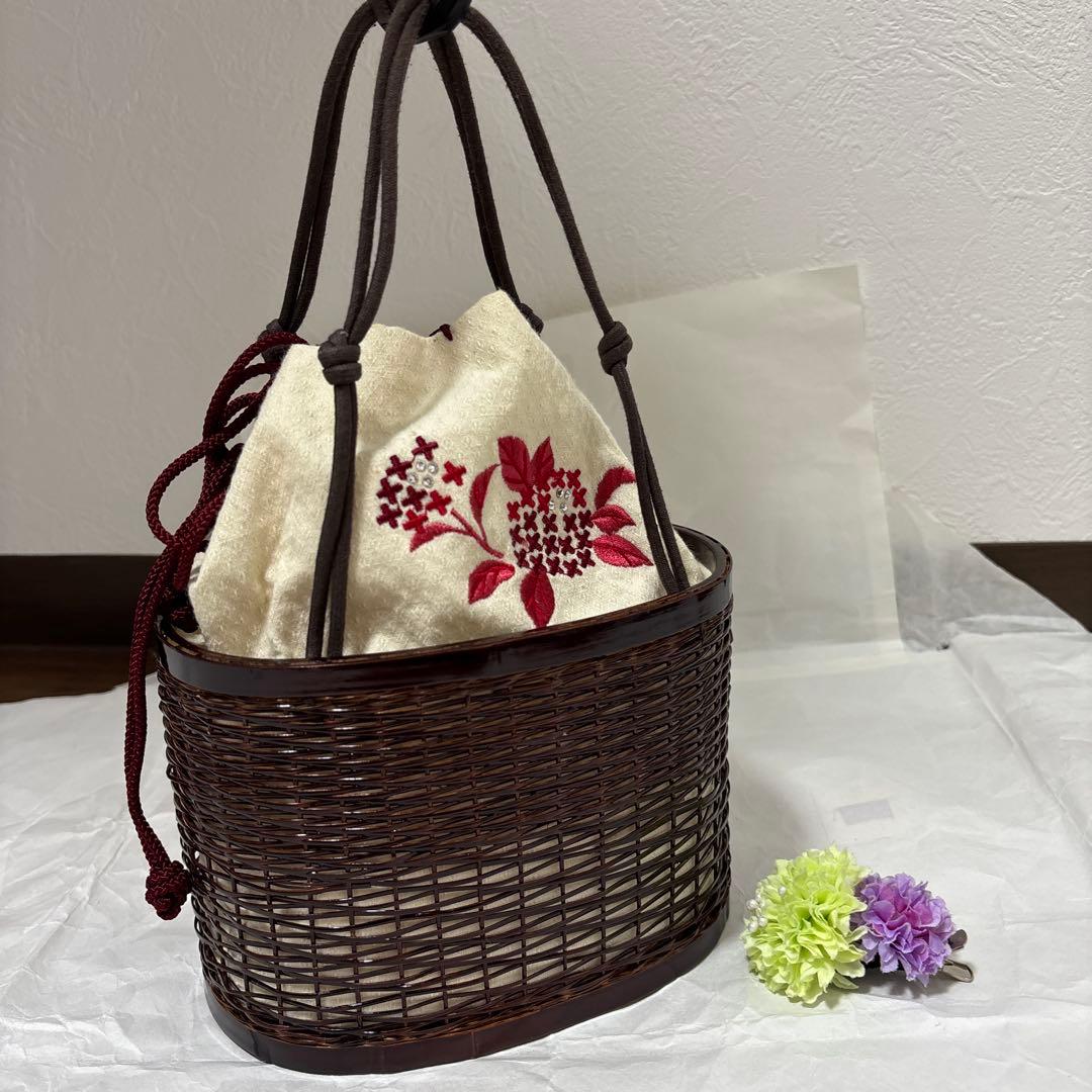 撫松庵　洗える浴衣　帯セット