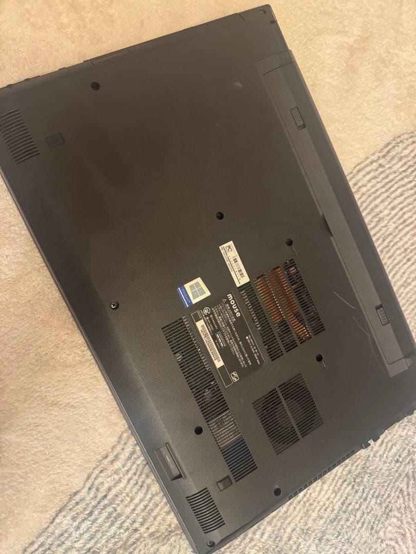 mouse i7 デュアルストレージ　SSD512GB、HDD1TB