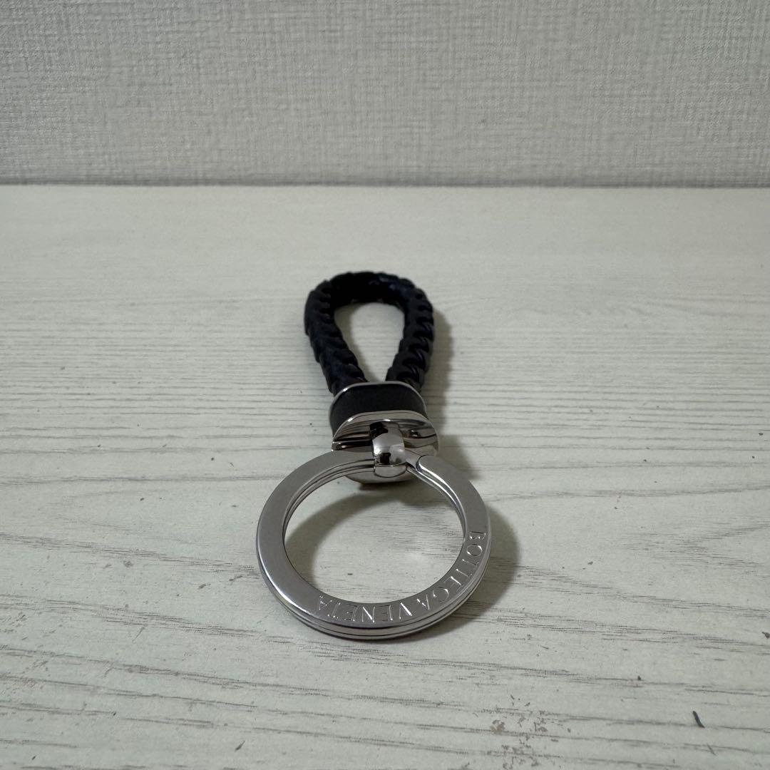 【新型】【新品】ボッテガヴェネタ　キーリング　ブラック　黒　651820