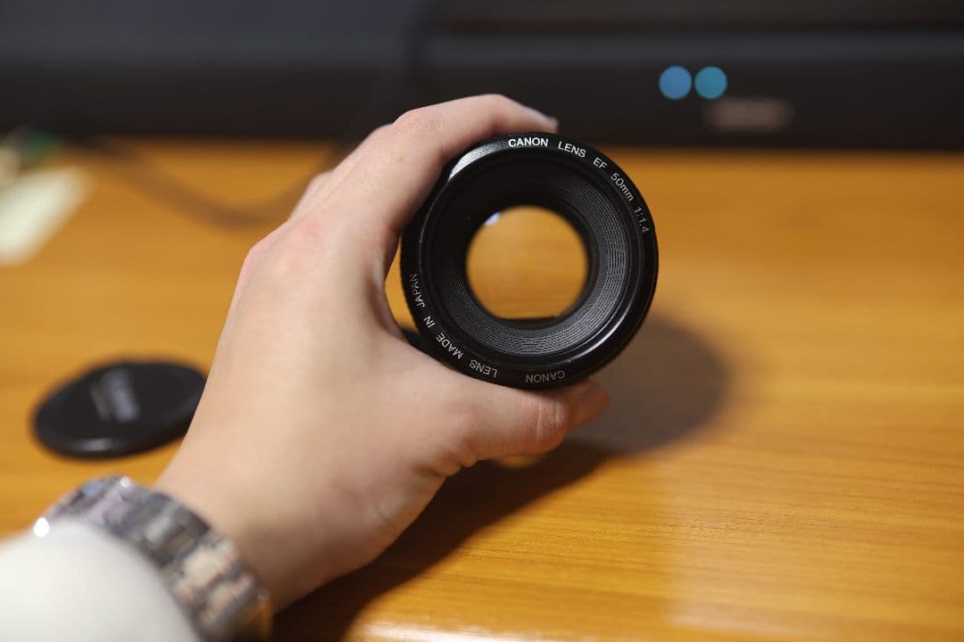 CANON EF 50mm f1.4USMフィルター付き
