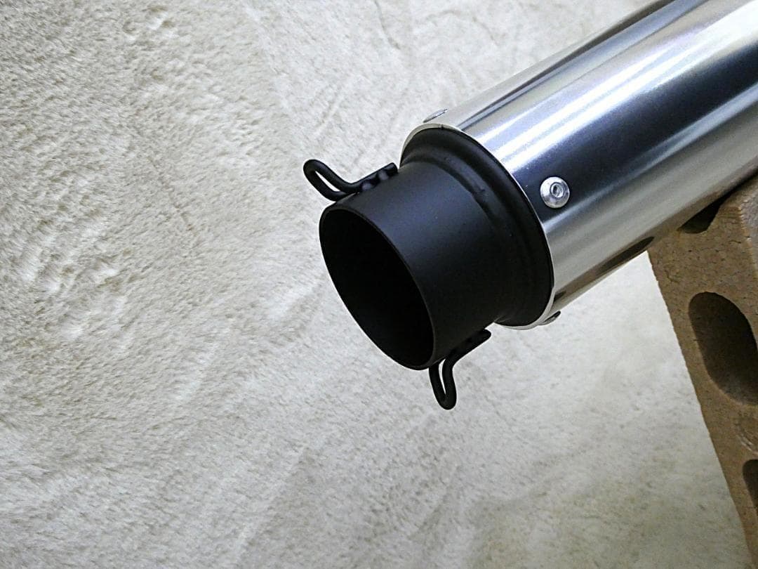 スラッシュカット　サイレンサー　銀黒50.8Πハス切り/①汎用 エンデ