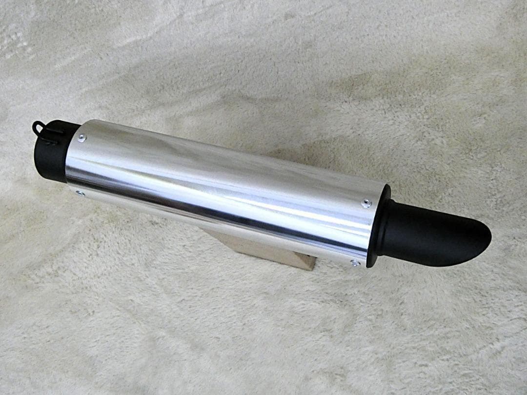 スラッシュカット　サイレンサー　銀黒50.8Πハス切り/①汎用 エンデ