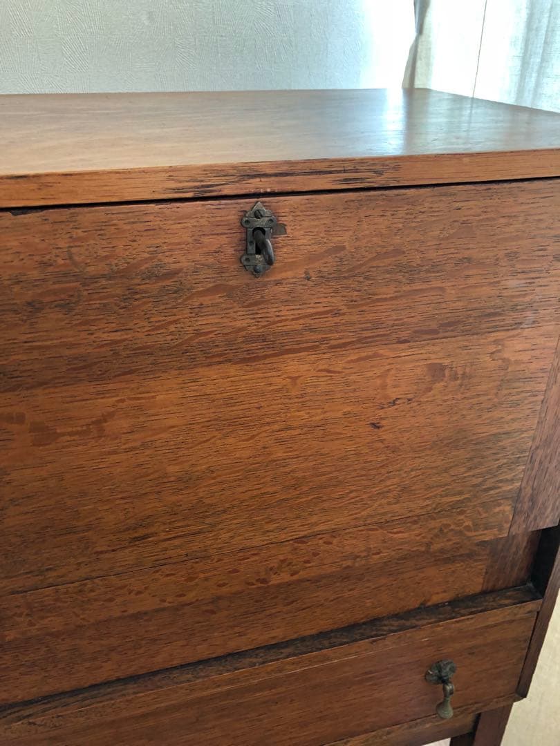 イギリス　アンティーク木製ライティングビューロー