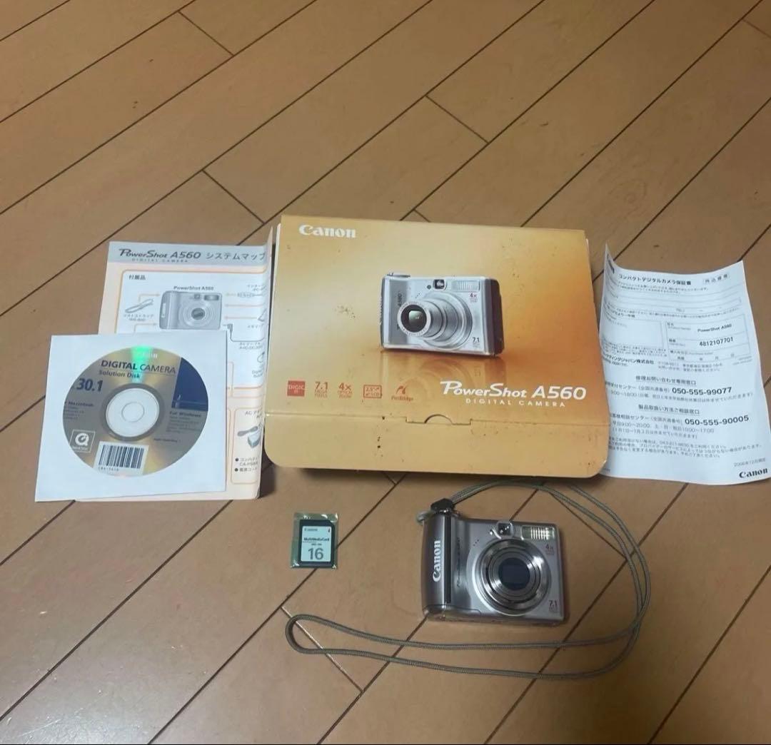 Canon PowerShot A560 デジタルカメラ 7.1MP 4xズーム